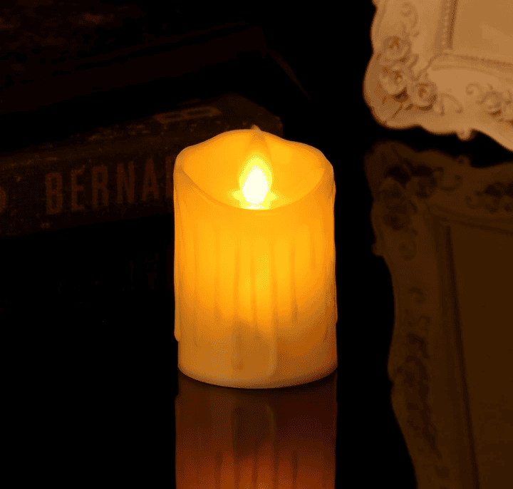 Set Of 12 Flickering Flameless LED Tea Candle Light Set Of 12 Flickering Flameless LED Tea Candle Light